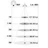 LED 8W E27 - BLANC FROID 6400K