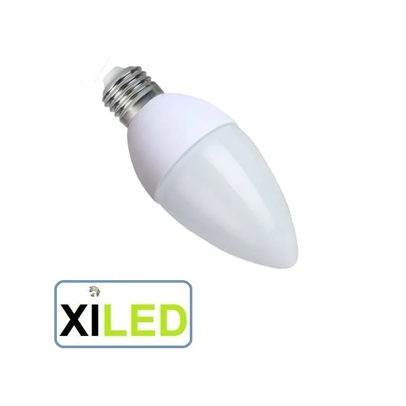 ampoule led culot e27 forme bougie 40w halogene