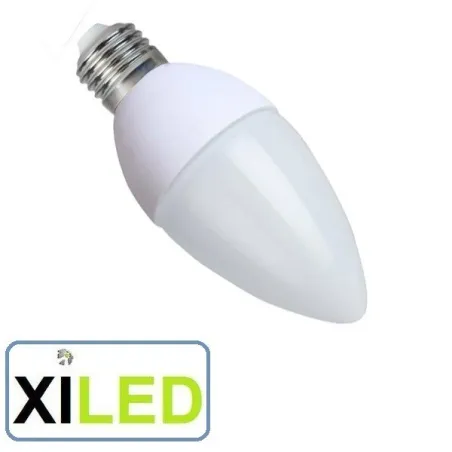 ampoule led culot e27 forme bougie 40w halogene