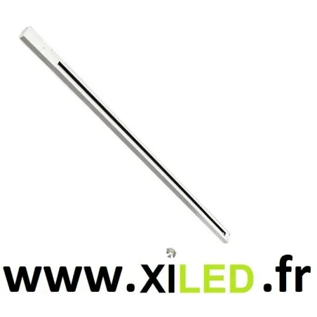 Rail haute tension monophasé blanc 1m