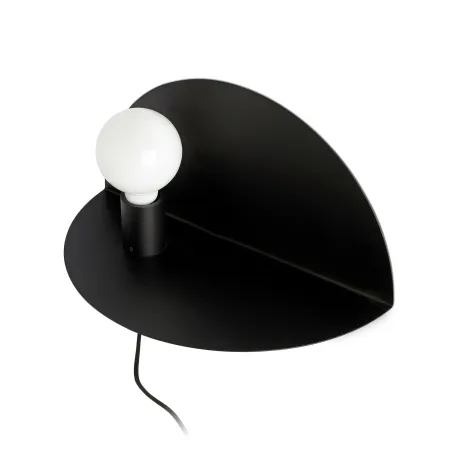 NIT Lampe applique gauche noire