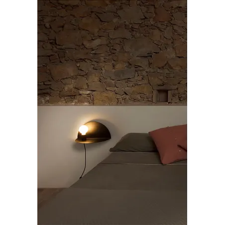 NIT Lampe applique gauche noire