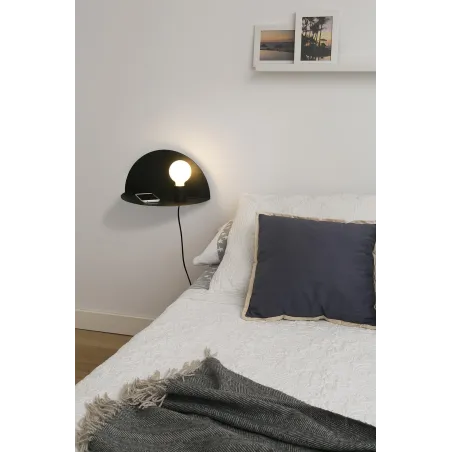 NIT Lampe applique droite noir