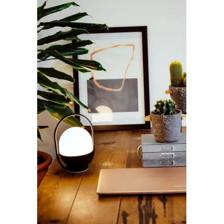 TAKE AWAY Lampe portable noire