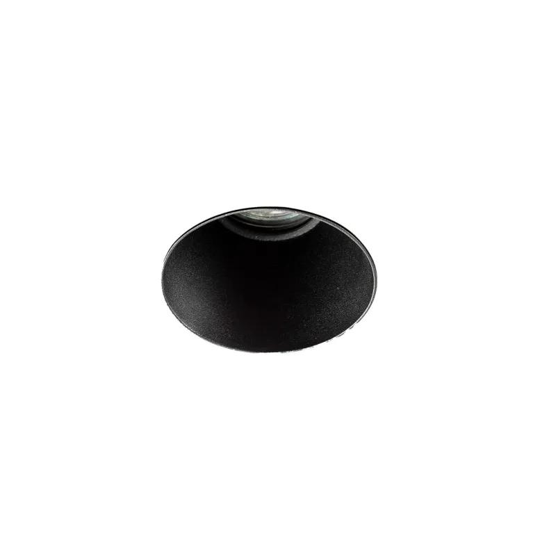 FRESH Lampe encastrable noire sans encadrement IP65 trimless