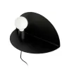NIT Lampe applique gauche noire
