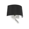 VOLTA Lampe applique noire avec lecteur LED