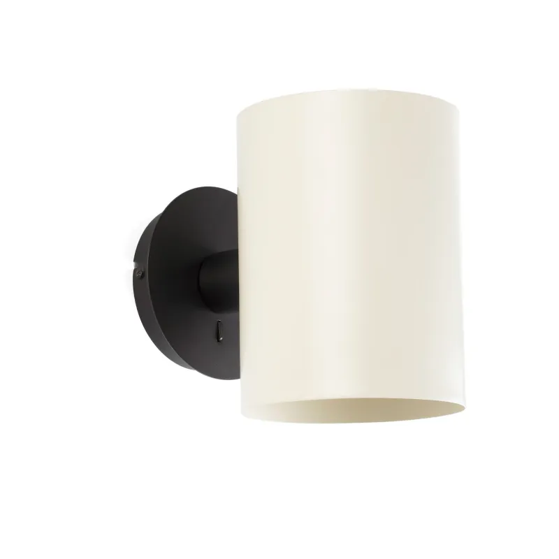 GUADALUPE Lampe applique noire/beige