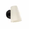 LUPE Lampe applique noire/beige