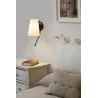 LUPE Lampe applique avec lecteur noire/beige