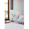 GUADALUPE Lampe de table noire/beige