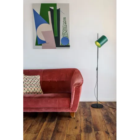 GUADALUPE Lampadaire noire/vert