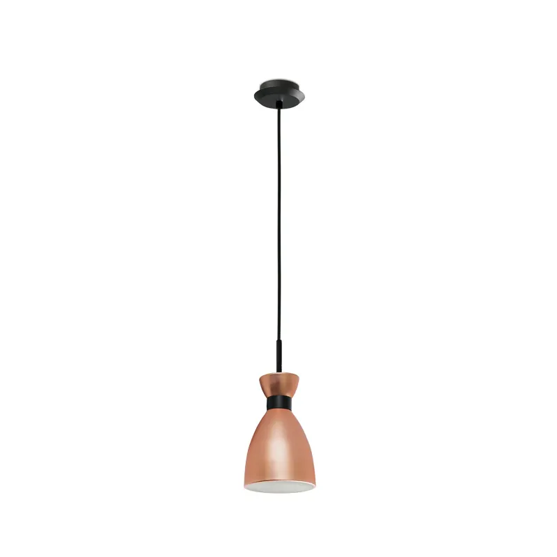 RETRO Lampe suspension cuivre