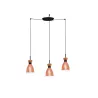 RETRO 3L Lampe suspension cuivre