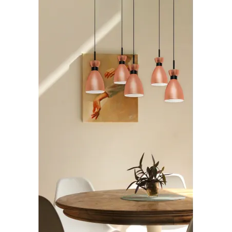 RETRO 5L Lampe suspension cuivre