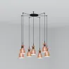 RETRO 7L Lampe suspension cuivre