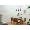 RETRO 3L Lampe suspension noire et cuivre
