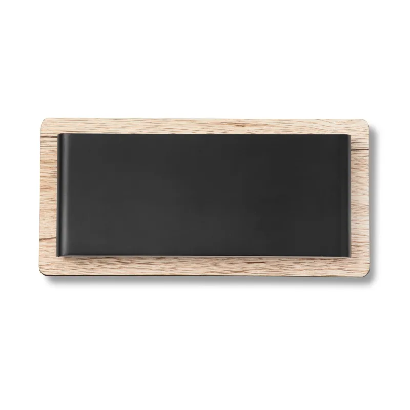 MOOD RCT Lampe applique noire et bois