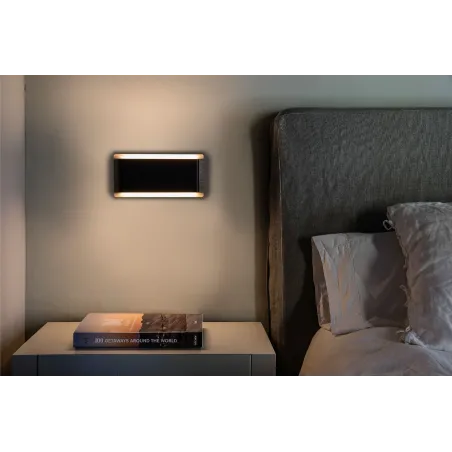MOOD RCT Lampe applique noire et bois