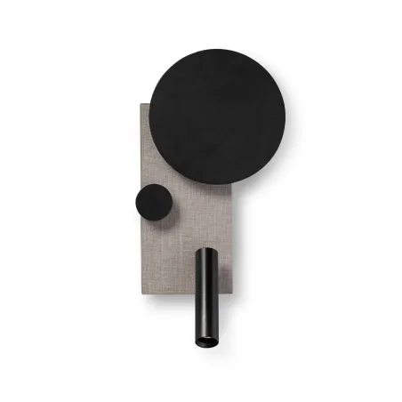 KLEE Lampe applique gauche gris avec lecteur