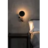 KLEE Lampe applique gauche gris avec lecteur
