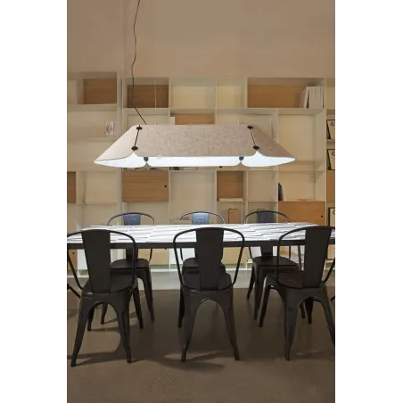 FONOVIA 1560 Lampe suspension gris 25W 3000K