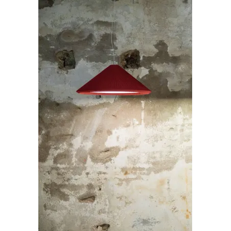 SAIGON IN 700 Lampe suspension grenat