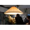 SAIGON IN 1300 Lampe suspension blanche cassé
