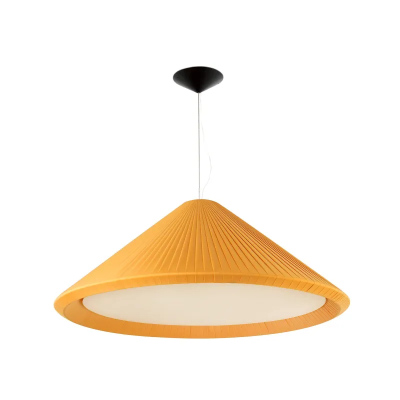 SAIGON IN 1300 Lampe suspension jaune doré