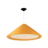 SAIGON IN 1300 Lampe suspension jaune doré