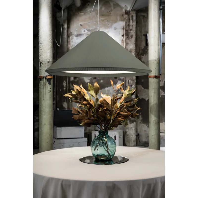 SAIGON IN 1300 Lampe suspension vert olive