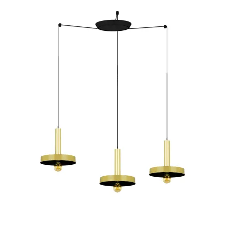 WHIZZ 3L Lampe suspension or/noire
