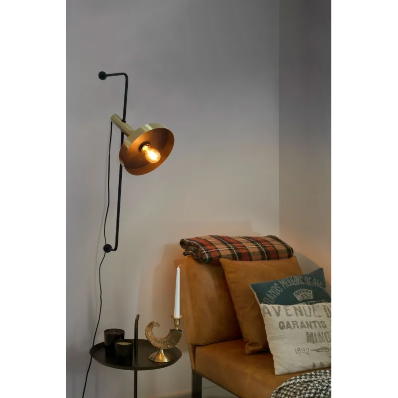 WHIZZ Lampe applique or/noire