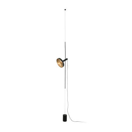 WHIZZ Lampe suspension/lampadaire noire/or