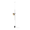 WHIZZ Lampe suspension/lampadaire noire/or
