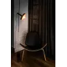 WHIZZ Lampe suspension/lampadaire noire/or