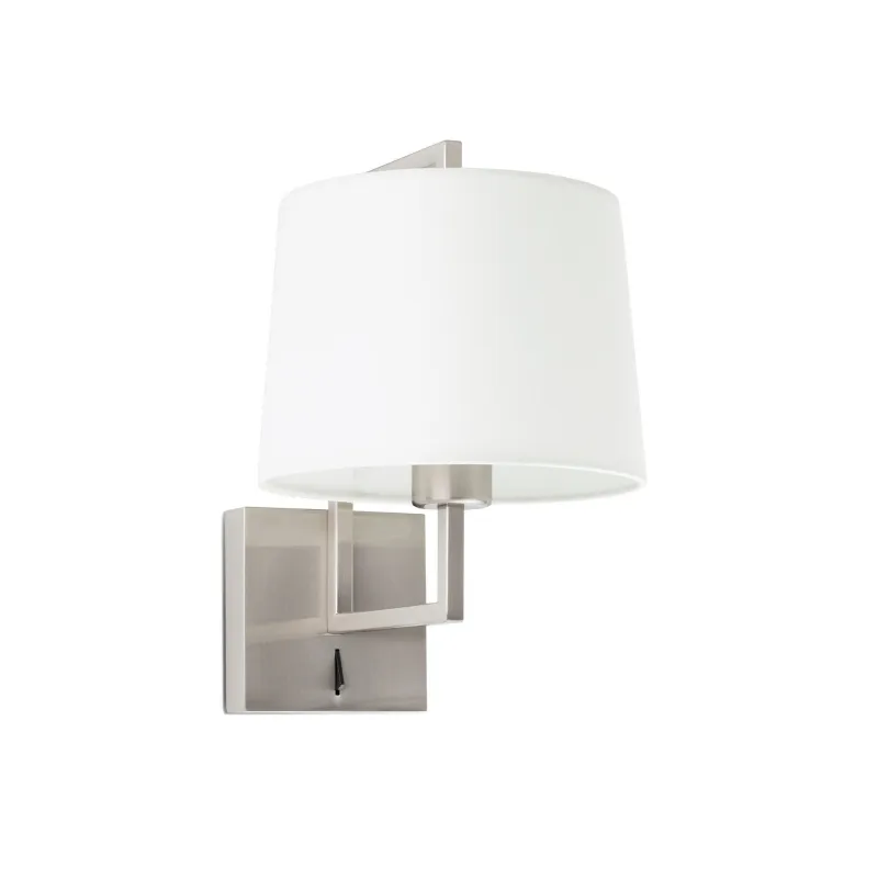 FRAME Lampe applique nickel mat/blanc