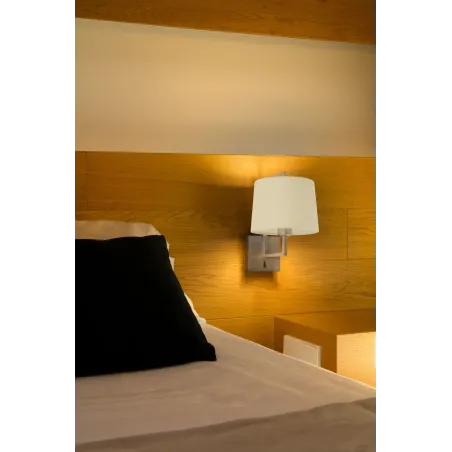 FRAME Lampe applique nickel mat/beige