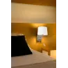 FRAME Lampe applique nickel mat/blanc avec lecteur LED