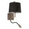 FRAME Lampe applique vieil or/black avec lecteur LED
