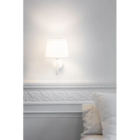 SAVOY Lampe applique blanc/blanc