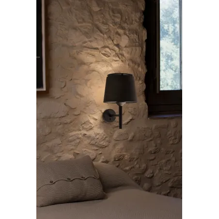SAVOY Lampe applique noire/noire