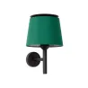 SAVOY Lampe applique noire/vert