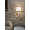 SAVOY Lampe applique avec lecteur blanc/blanc