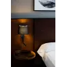 SAVOY Lampe applique avec lecteur noire/noire