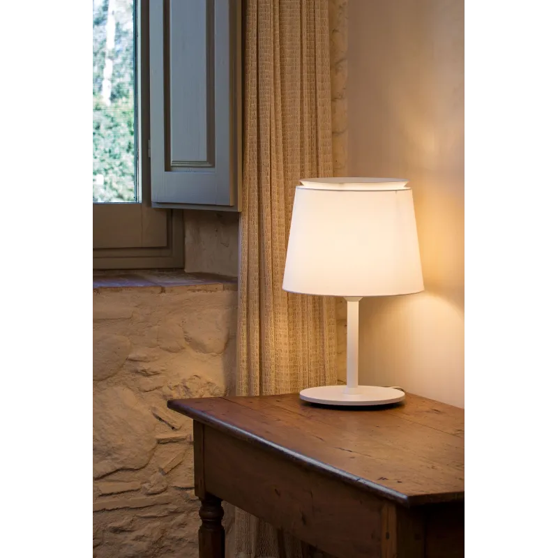 SAVOY Lampe de table blanc/blanc