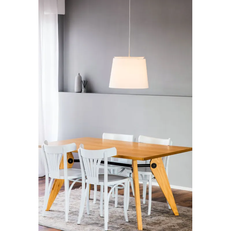 SAVOY Lampe suspension blanc/blanc