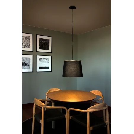 SAVOY Lampe suspension noir/noir