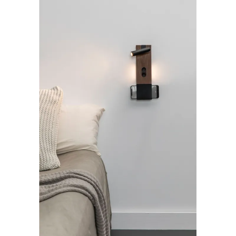 MAGOS Lampe applique noyer