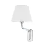 ETERNA Lampe applique chrome/blanc